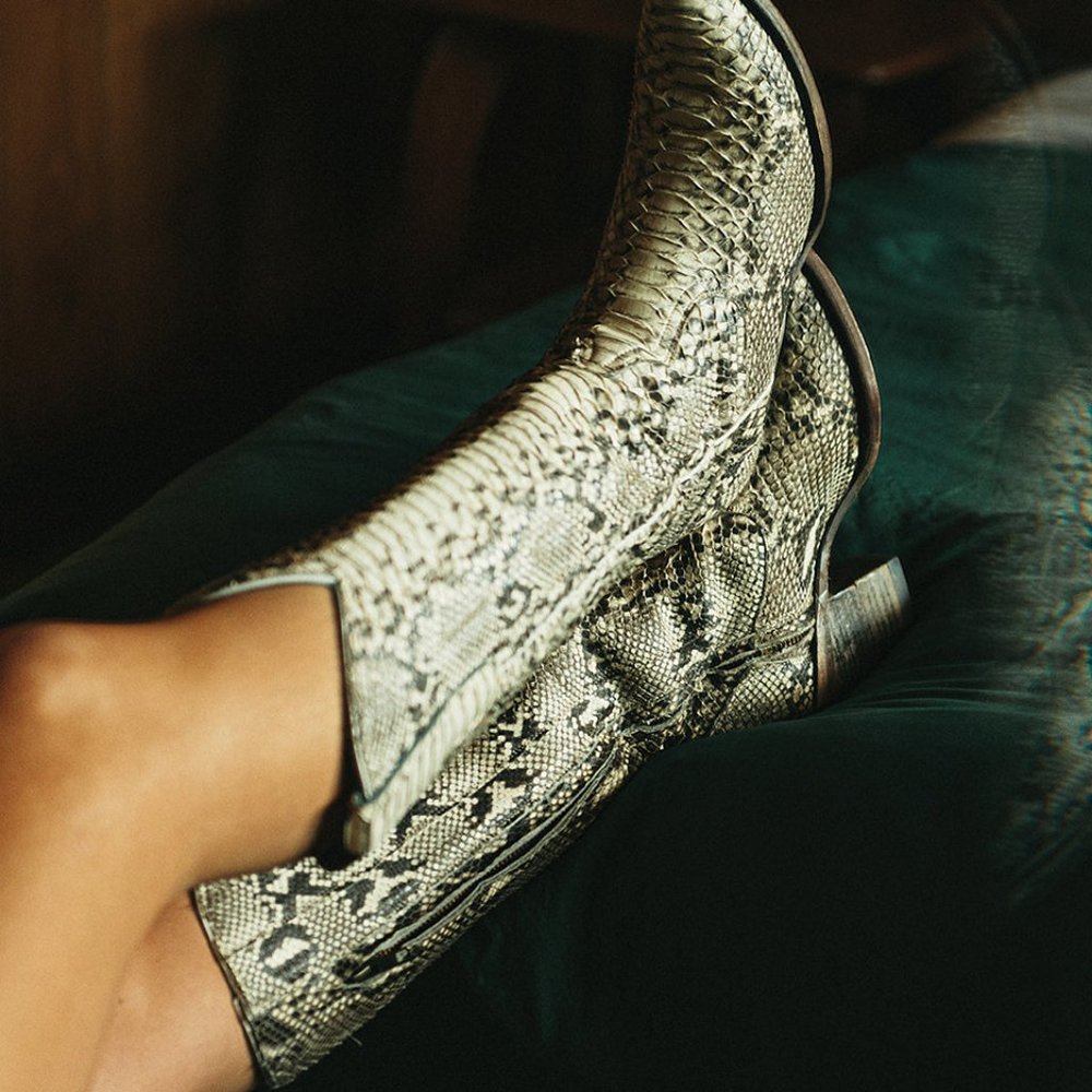 NIB Corral Full Python Cowgirl Boots A3789 Size 5.5 - Picture 7 of 8
